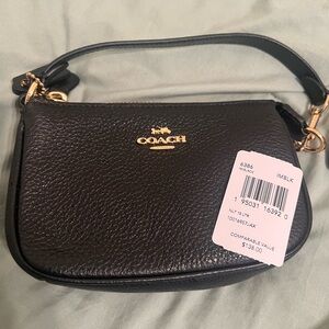 Coach Black Leather Nolita Mini Bag